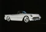 Chevrolet Corvette Polo White 1954 года